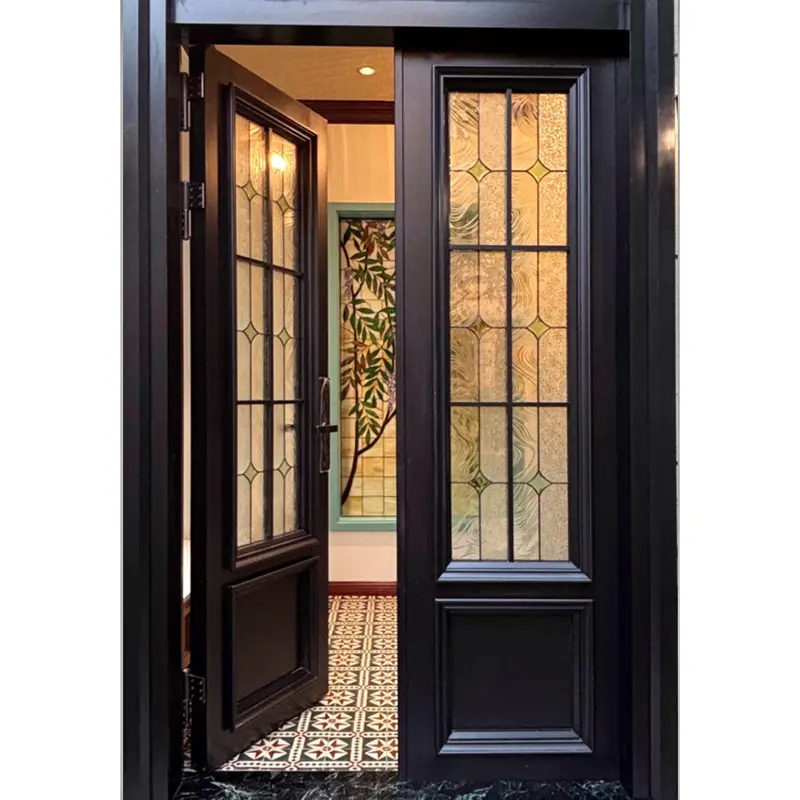 அலுமினிய அலாய் கலை வடிவமைப்பு கதவுகள்