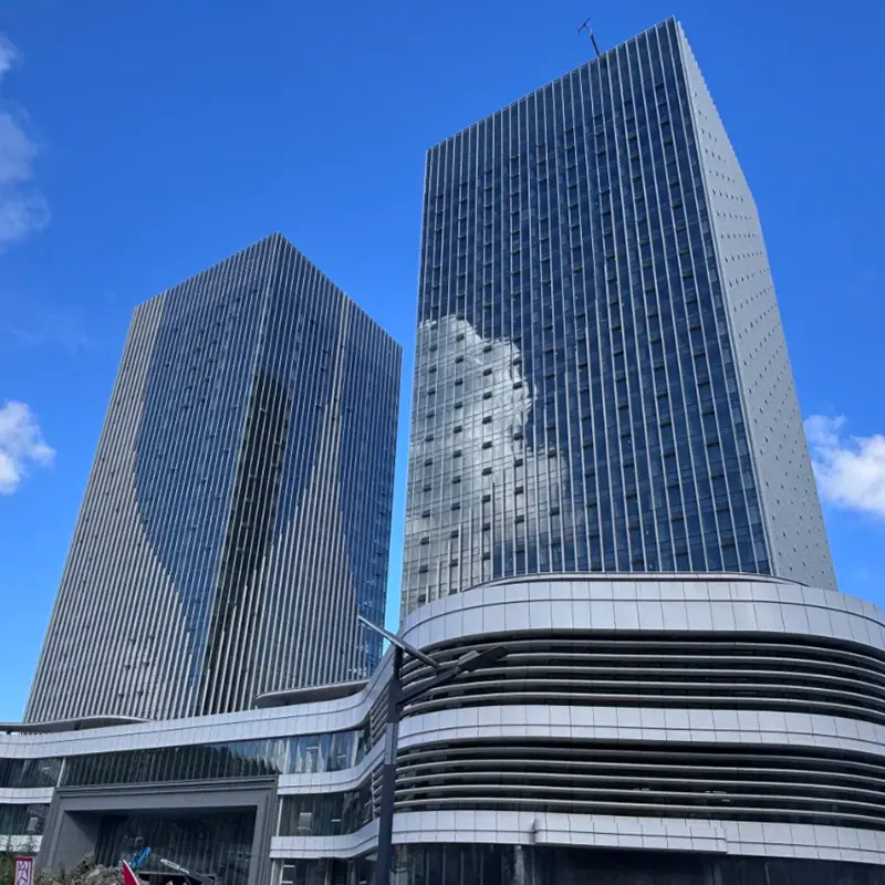 நிலையான ஒருங்கிணைந்த திரைச் சுவர்கள்